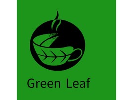 绿叶店铺logo头像PPT模板